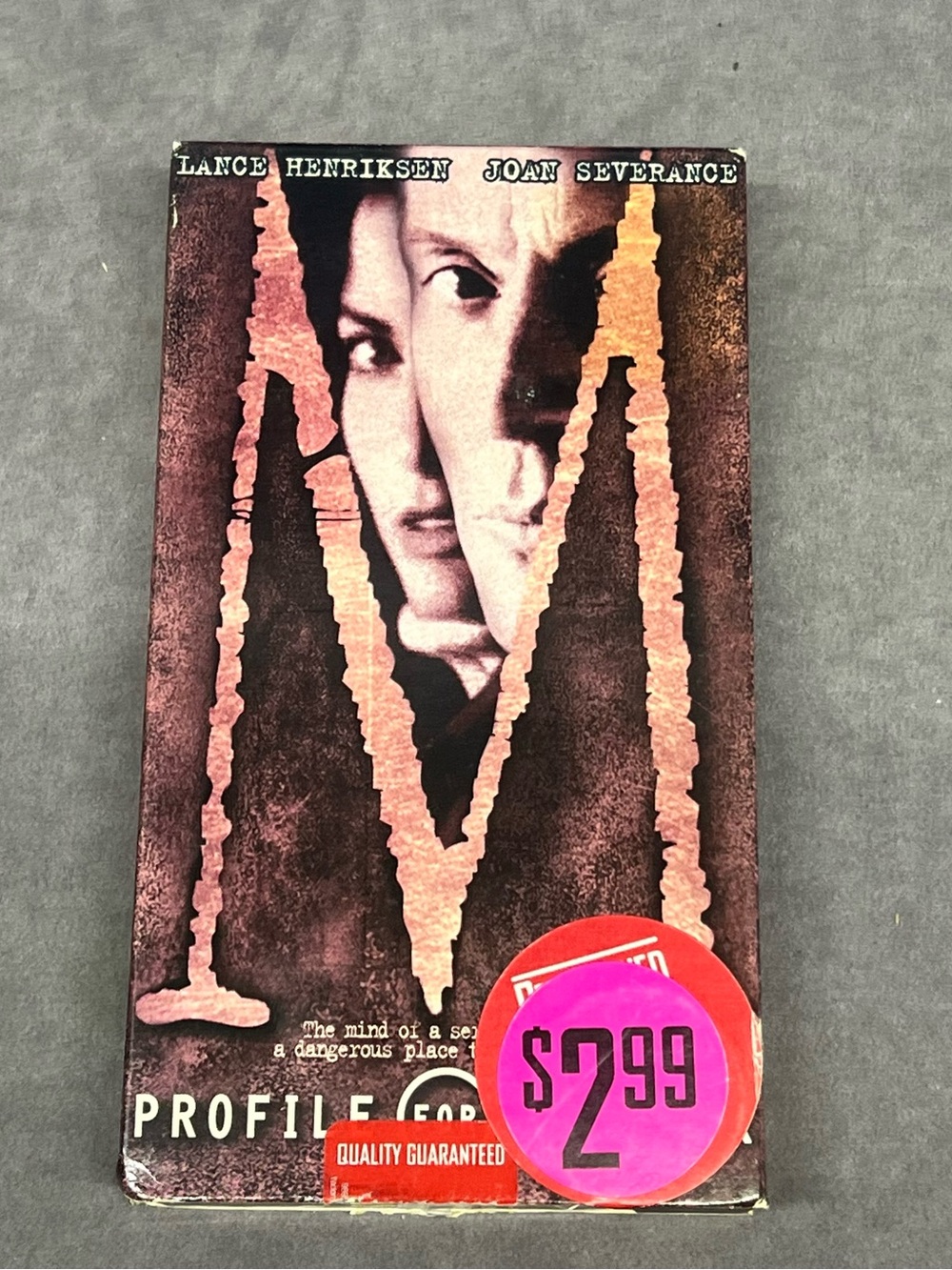 M Thriller VHS Tape - Pink Accent